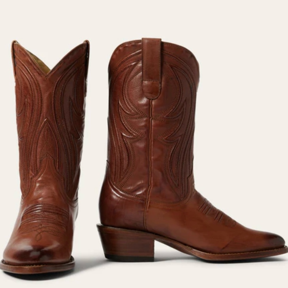 Stetson Nora Western Cowboy Cowgirl Boots in Brown 7.5